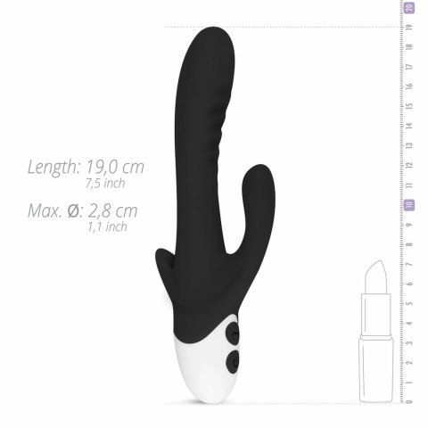 EasyToys Stellar Vibe model Rabbit czarny - 10 trybow, silikon EasyToys Stellar Vibe model Rabbit czarny - 10 trybow, silikon