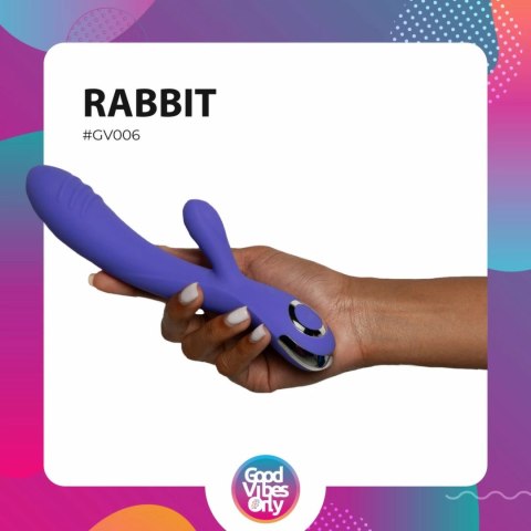 Fane Wibrator Intymny Rabbit z 10 Trybami i Podświetleniem LED, Rożowy Fane Wibrator Intymny Rabbit z 10 Trybami i Podświetleniem LED, Rożowy