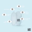 LUV EGG Blue - Model zdalny, silikonowy, 12 trybow wibracji, wodoodporny