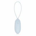 LUV EGG Blue - Model zdalny, silikonowy, 12 trybow wibracji, wodoodporny