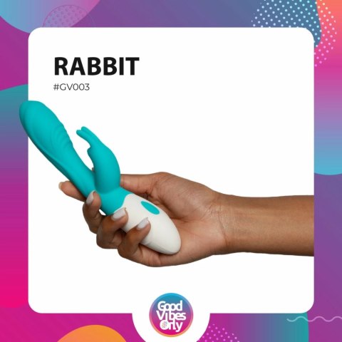 Leda Rabbit Vibrator model z 10 trybami wibracji, wodoodporny, rożowy Leda Rabbit Vibrator model z 10 trybami wibracji, wodoodporny, rożowy