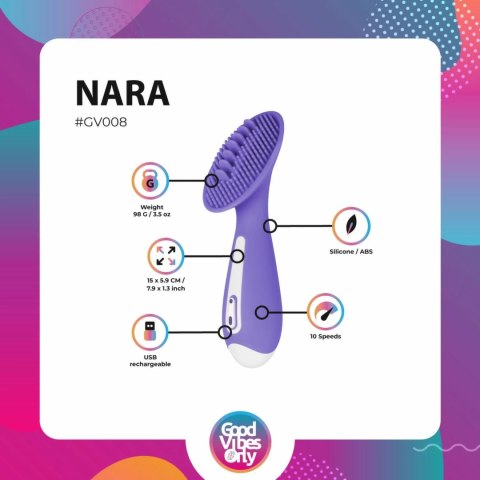 Nara Intimate System Masażer Punktowy 10 Trybow Wodoodporny USB Nara Intimate System Masażer Punktowy 10 Trybow Wodoodporny USB