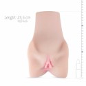 Nina Fox Mega - Model anatomiczny z podwojnym otworem, TPR, duży rozmiar