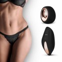 PantyRebel - Model z Wibracją, Czarny String z Pilotem Bezprzewodowym