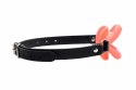 XR Brands Master Series silikonowy otwieracz ust z paskiem skorzanym