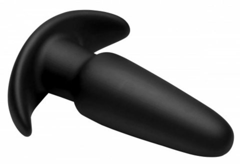 XR Brands Thump-It Medium - silikonowa wtyczka z funkcją ruchu, czarna XR Brands Thump-It Medium - silikonowa wtyczka z funkcją ruchu, czarna