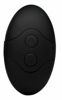 XR Brands Thump-It Medium - silikonowa wtyczka z funkcją ruchu, czarna
