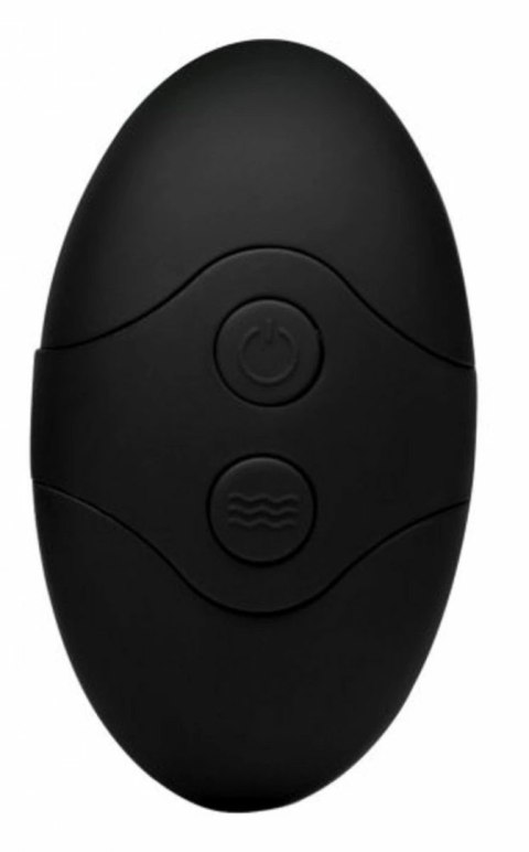 XR Brands Thump-It Medium - silikonowa wtyczka z funkcją ruchu, czarna XR Brands Thump-It Medium - silikonowa wtyczka z funkcją ruchu, czarna