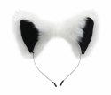 XR Brands White Fox Zestaw Akcesoriow - Ogon i Uszy, Biały