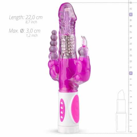 Raving Rabbit wielofunkcyjny stymulator intymny 12 trybow fioletowy Raving Rabbit wielofunkcyjny stymulator intymny 12 trybow fioletowy