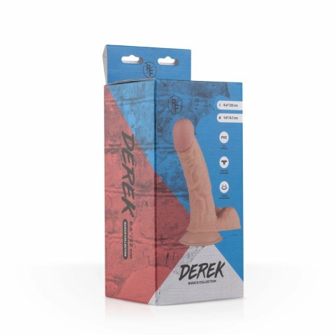 Real Fantasy Derek 22 cm - model anatomiczny z przyssawką, elastyczny Real Fantasy Derek 22 cm - model anatomiczny z przyssawką, elastyczny