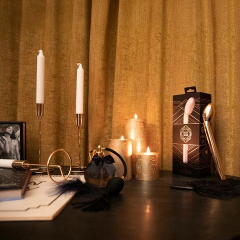 Rosy Gold Wibrator punktowy G-Spot USB wodoodporny ładowalny Rosy Gold Wibrator punktowy G-Spot USB wodoodporny ładowalny