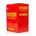 Ryder Prezerwatywy 144 szt. Standard Rozmiar, Powierzchnia Gładka, Lubrykant