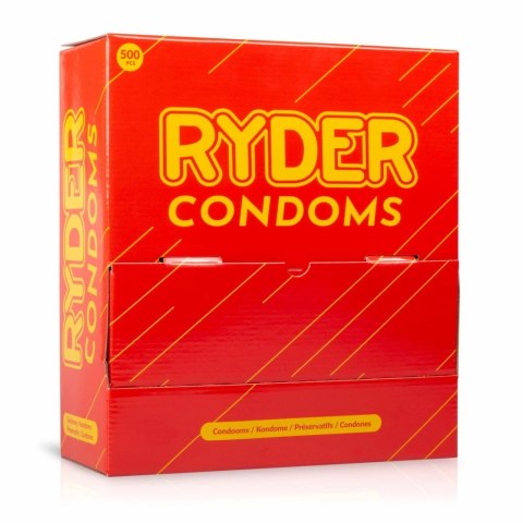 Ryder Prezerwatywy 500 szt. Standardowe, nawilżane, wygodne opakowanie Ryder Prezerwatywy 500 szt. Standardowe, nawilżane, wygodne opakowanie