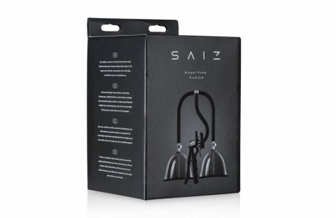 SAIZ Breast Pump Premium - Podwojny system prożniowy, przezroczysty SAIZ Breast Pump Premium - Podwojny system prożniowy, przezroczysty
