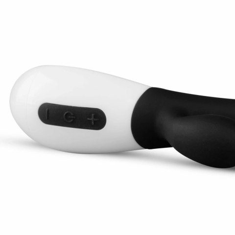 Teazers Rabbit Vibrator Black - silikonowy model dwufunkcyjny USB 30 trybow Teazers Rabbit Vibrator Black - silikonowy model dwufunkcyjny USB 30 trybow