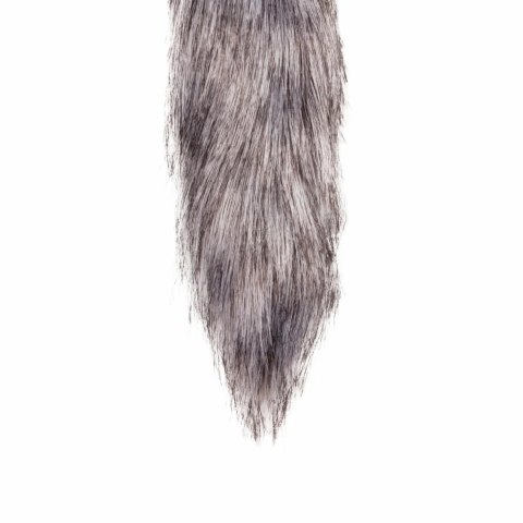 Diogol Fox Tail Plug aluminiowy z futrzanym ogonem srebrny 40 cm Diogol Fox Tail Plug aluminiowy z futrzanym ogonem srebrny 40 cm