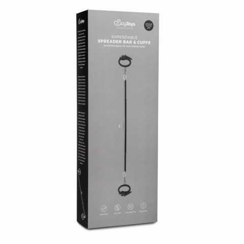 Expander Zestaw Metalowy Rozporowy Drążek z Regulowanymi Kajdankami 70-90 cm Expander Zestaw Metalowy Rozporowy Drążek z Regulowanymi Kajdankami 70-90 cm