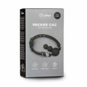 EasyToys Ball Gag silikonowy z regulowanym paskiem czarny