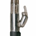 EasyToys Black Rabbit - Wibrujący model z 12 trybami i rotacją, czarny