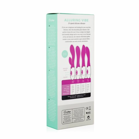 EasyToys Blossom Rożowy Wibrator z Elastycznego Silikonu 10 Trybow EasyToys Blossom Rożowy Wibrator z Elastycznego Silikonu 10 Trybow