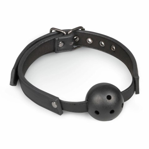 EasyToys Bondage Collection - Pasująca opaska z kulą PVC, czarna EasyToys Bondage Collection - Pasująca opaska z kulą PVC, czarna
