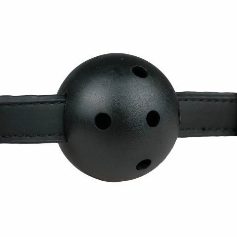 EasyToys Bondage Collection - Pasująca opaska z kulą PVC, czarna EasyToys Bondage Collection - Pasująca opaska z kulą PVC, czarna