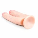 EasyToys Dwustronny Model Intymny z Przyssawką 18 cm, silikonowy