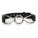 EasyToys Metalowy Gag z Kulką Regulowany Pasek Srebrny