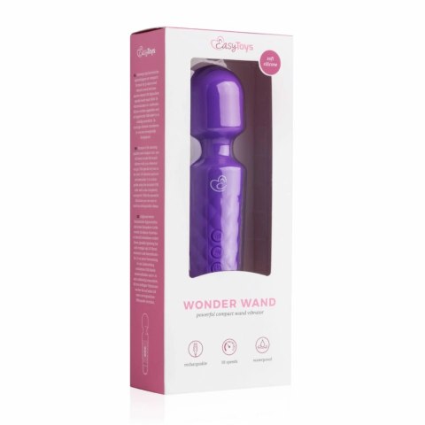 EasyToys Mini Wand Purple - Kompaktowy masażer wielofunkcyjny 18 trybow EasyToys Mini Wand Purple - Kompaktowy masażer wielofunkcyjny 18 trybow