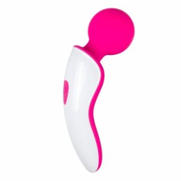EasyToys Mini Wand - kompaktowy masażer wibrujący rożowo-biały