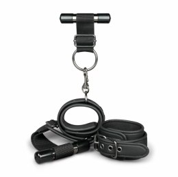 EasyToys Opaski na Nadgarstki Do Drzwi Regulowane Czarny
