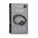 EasyToys Pasek z dużą silikonową kulą - regulowany, czarny