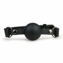 EasyToys Pasek z dużą silikonową kulą - regulowany, czarny