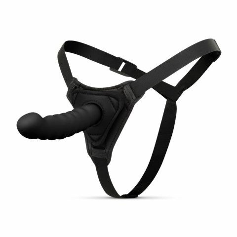 EasyToys Silicone Strap-On Bended - Zestaw z regulowanym uprzężą, silikonowy EasyToys Silicone Strap-On Bended - Zestaw z regulowanym uprzężą, silikonowy