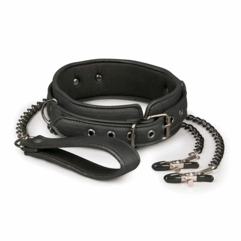 EasyToys Skorzany Kołnierz Regulowany z Łańcuszkami Metalowymi 45 cm EasyToys Skorzany Kołnierz Regulowany z Łańcuszkami Metalowymi 45 cm