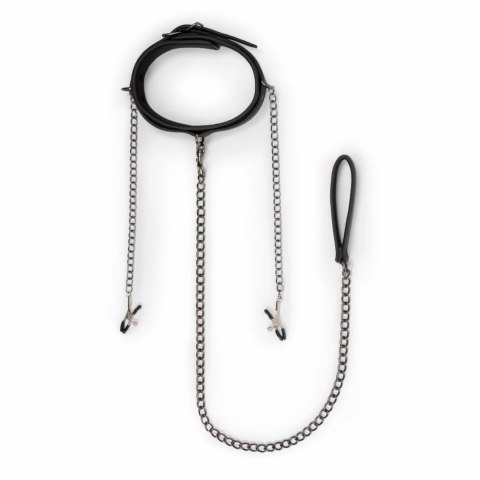 EasyToys Skorzany Kołnierz Regulowany z Łańcuszkami Metalowymi 45 cm EasyToys Skorzany Kołnierz Regulowany z Łańcuszkami Metalowymi 45 cm