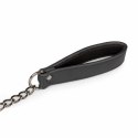 EasyToys Skorzany Kołnierz Regulowany z Łańcuszkami Metalowymi 45 cm