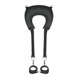 EasyToys System podtrzymujący z poduszką i regulowanymi paskami czarny