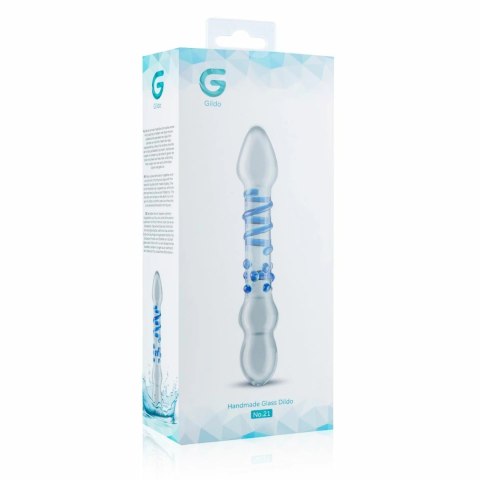 EasyToys Szklana Maszyna Intymna No. 21, przezroczysta z niebieskim wzorem EasyToys Szklana Maszyna Intymna No. 21, przezroczysta z niebieskim wzorem