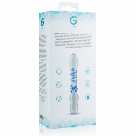 EasyToys Szklana Maszyna Intymna No. 21, przezroczysta z niebieskim wzorem EasyToys Szklana Maszyna Intymna No. 21, przezroczysta z niebieskim wzorem