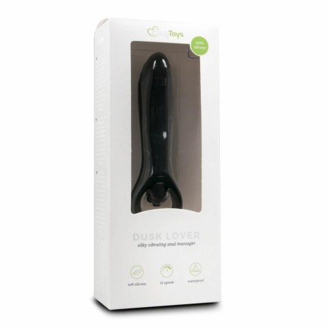EasyToys Wibrująca sonda analna silikonowa czarna 12,5 cm EasyToys Wibrująca sonda analna silikonowa czarna 12,5 cm