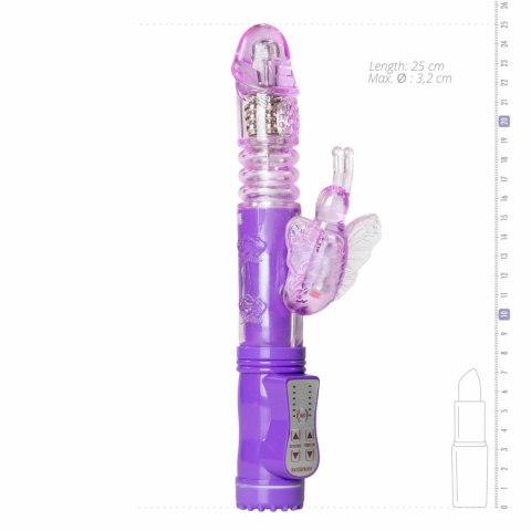 Easytoys Purple Butterfly - Model z 12 trybami pracy, wodoodporny Easytoys Purple Butterfly - Model z 12 trybami pracy, wodoodporny