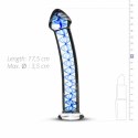 Glas No. 4 Szklana Maszyna Intymna Z Efektem Spiralnym, Transparentna
