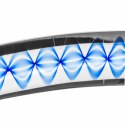 Glas No. 4 Szklana Maszyna Intymna Z Efektem Spiralnym, Transparentna