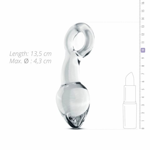 Glas Prostate Plug No. 13 - Szklany model z ergonomicznym uchwytem Glas Prostate Plug No. 13 - Szklany model z ergonomicznym uchwytem