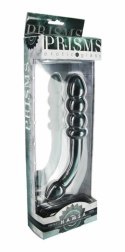 Hamsa Smoky Jade - Szklany model anatomiczny dwustronny G-Spot/Prostata