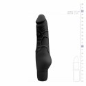 Loving Joy Wibrator silikonowy czarny anatomiczny 20 cm