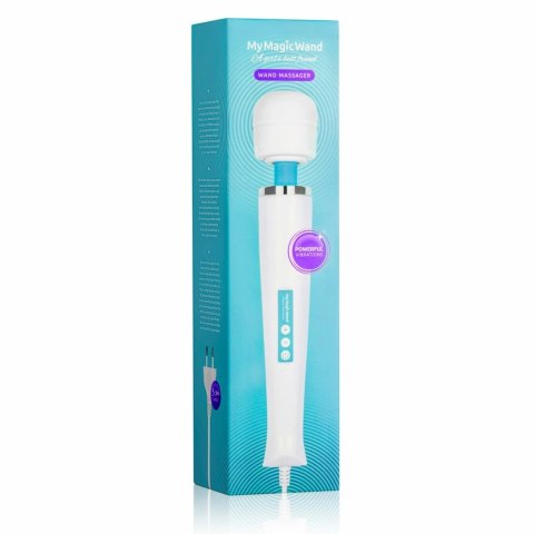 My Magic Wand Blue - Masażer elektryczny 6 trybow, 32cm, silikon My Magic Wand Blue - Masażer elektryczny 6 trybow, 32cm, silikon