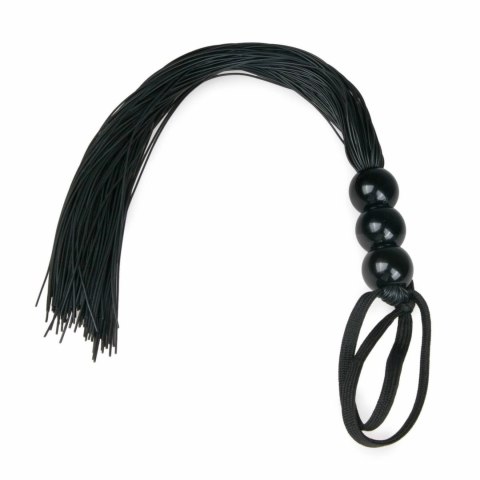 Ouch! Czarna silikonowa biczownica z ergonomicznym uchwytem 45 cm Ouch! Czarna silikonowa biczownica z ergonomicznym uchwytem 45 cm